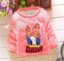2015 New cheapest high quality beatiful newborn baby girl's cute candy colors sweater baby clothes for girl DS034-pink duck-9M-JadeMoghul Inc.