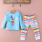 2015 Toddler Baby Girls Boy Long Sleeve Tops+Pants 2Pcs Outfits Set Nightwear Pyjamas-Blue-9M-JadeMoghul Inc.