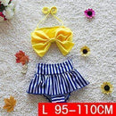 2016 Baby Girl Swimwear Folwers Swimsuit Cape 2 Pieces Set Children Swim Suits Swimwear Beach Babies Swimwear Maillot bain fille-yellow swimwear L-JadeMoghul Inc.