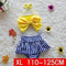 2016 Baby Girl Swimwear Folwers Swimsuit Cape 2 Pieces Set Children Swim Suits Swimwear Beach Babies Swimwear Maillot bain fille-yellow swimwear XL-JadeMoghul Inc.
