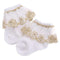 2016 Christening Winter Warm Calcetines Bebe Newborn Cotton Baby Socks,Kid Ruffled Chaussette Bebe Knitted Knee Lace Leg Warmers-3F1006-3M-JadeMoghul Inc.