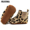2016 Cute fur Winter Boots Fashion Soft Bottom Baby Moccasin leopard Baby First Walkers Warm Boots Non-slip Boots for Baby Girls-Dot Style-1-JadeMoghul Inc.