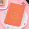 2016 hot selling 1pc Fashion New Passport Holder Documents Bag Sweet Trojan Travel Passport Cover Card Case-orange-JadeMoghul Inc.