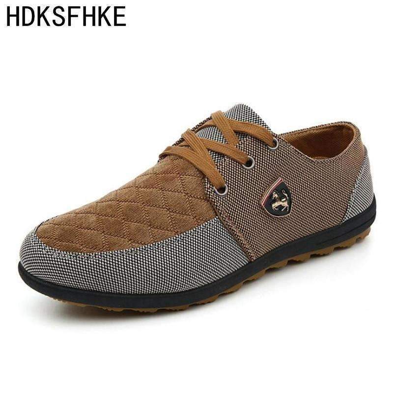 2016 mens Casual Shoes mens canvas shoes for men shoes men fashion Flats brand fashion Zapatos de hombre-Brown-6-JadeMoghul Inc.