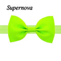 2016 Multicolor Bowknot Mini Headbands girl hair accessories Girl headband cute hair band newborn floral headband LS25-Light Green-JadeMoghul Inc.