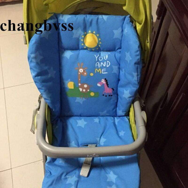 2016 New Arrival Baby Car Pad Thick Stroller Mat,Breathable Seat Cushion Cotton General Cotton Thick Mattress,Drop Shipping-lan se xiao ma-JadeMoghul Inc.
