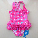 2016 new fashion polka dots cross back baby swimwear 0-24M infant toddler girl one piece swimsuit bikini bathing suit tutus-in production-6M-JadeMoghul Inc.