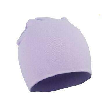 2016 New Spring Autumn Warm Cotton Baby Hat Girl Boy Toddler Infant Kids Caps Brand Candy Color Lovely Baby Beanies Accessories-light purple-JadeMoghul Inc.