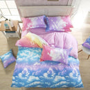 2016 New Style Fashion Style Cloud Bedding Set Queen/Full/Twin Size Bed Linen Set 4pcs Bedding Set Sale Duvet Cover Queen-type 1-King-JadeMoghul Inc.