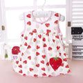 2016 New Summer Cute Baby Girl 100% Cotton Newborn Infant Baby Princess Casual Dress 0-18 Months Baby Clothes Lovely Cartoon-Lavender-3M-JadeMoghul Inc.