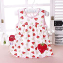 2016 New Summer Cute Baby Girl 100% Cotton Newborn Infant Baby Princess Casual Dress 0-18 Months Baby Clothes Lovely Cartoon-Lavender-3M-JadeMoghul Inc.