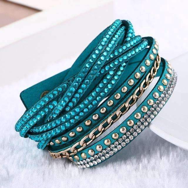 2016 New Unisex Multilayer Leather Bracelet Christmas Gift Charm Bracelets Vintage Jewelry For Women Pulsera-8-JadeMoghul Inc.