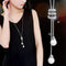 2016 New Women All-match Tassel Sweater Chain Female Long Necklace Pendant Simple Clothes Accessories-2-JadeMoghul Inc.