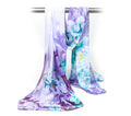 Fashion Winter Style Flower Printed Warm Chiffon Long Scarf