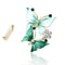 2016Skeins type restoring ancient ways is popular in Europe and America butterfly crystal brooch designed for wedding women-green-JadeMoghul Inc.