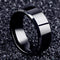 2017 Fashion Charm Jewelry ring men stainless steel Black Rings For Women AExp