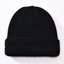 2017 New Winter Hat for Women Rabbit Cashmere Knitted Beanies Thick Warm Vogue Ladies Wool Angora Hat Female Beanie Hats AExp
