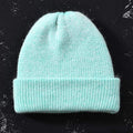 2017 New Winter Hat for Women Rabbit Cashmere Knitted Beanies Thick Warm Vogue Ladies Wool Angora Hat Female Beanie Hats AExp