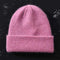 2017 New Winter Hat for Women Rabbit Cashmere Knitted Beanies Thick Warm Vogue Ladies Wool Angora Hat Female Beanie Hats AExp