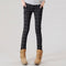 2017 winter OL office work wear femme Plaid pants women warm plus thick with velvet skinny slim pencil pants female trousers-1-S-JadeMoghul Inc.