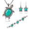 Fashion Summer Beach Style Cute Turtle Pendant Necklace Jewelry Set