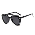 Creative Design Women Vintage Style Geometric Shape Sunglasses