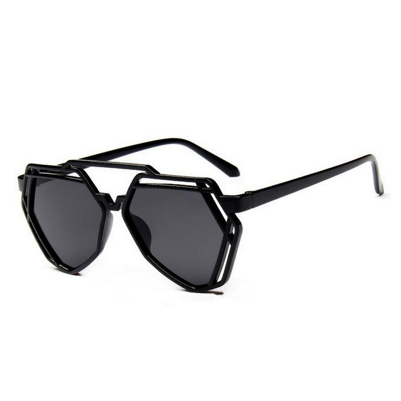 Creative Design Women Vintage Style Geometric Shape Sunglasses