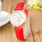 Fashion School Girl Hot-Selling Fluorescence Color PU Watch