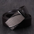 Businessmen Classic Luxury Style Genuine Leather Automatic Buckle Belt