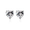 Charm Women Attractive Single Shiny Transparent Zircon Stud Earrings