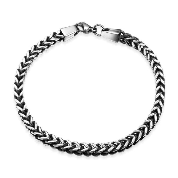 Men's Jewelry Vintage Single Thick Chain Stainless Steel Bracelet