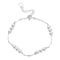 Women Party Graceful Pearls Decoration Sterling Silver Bracelet