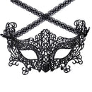 Party Dance Sexy Lady Black Lace Hollow Mask