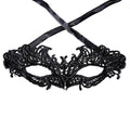 Lady Black Hollow Lace Mask Party Dance Jewelry