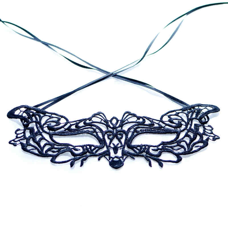 Fox Shape Black Lace Hollow Mask Sexy Lady Party Jewelry