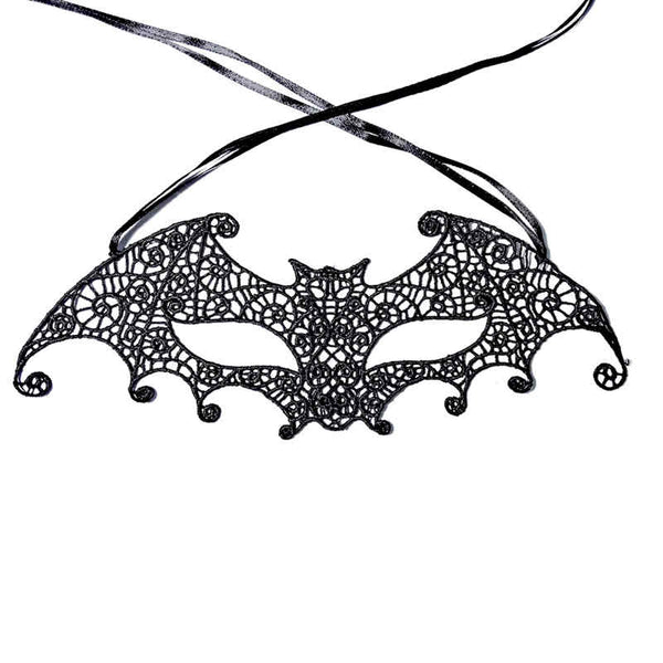Animal Bat Shape Statement Lace Mask Party Dance Accessories