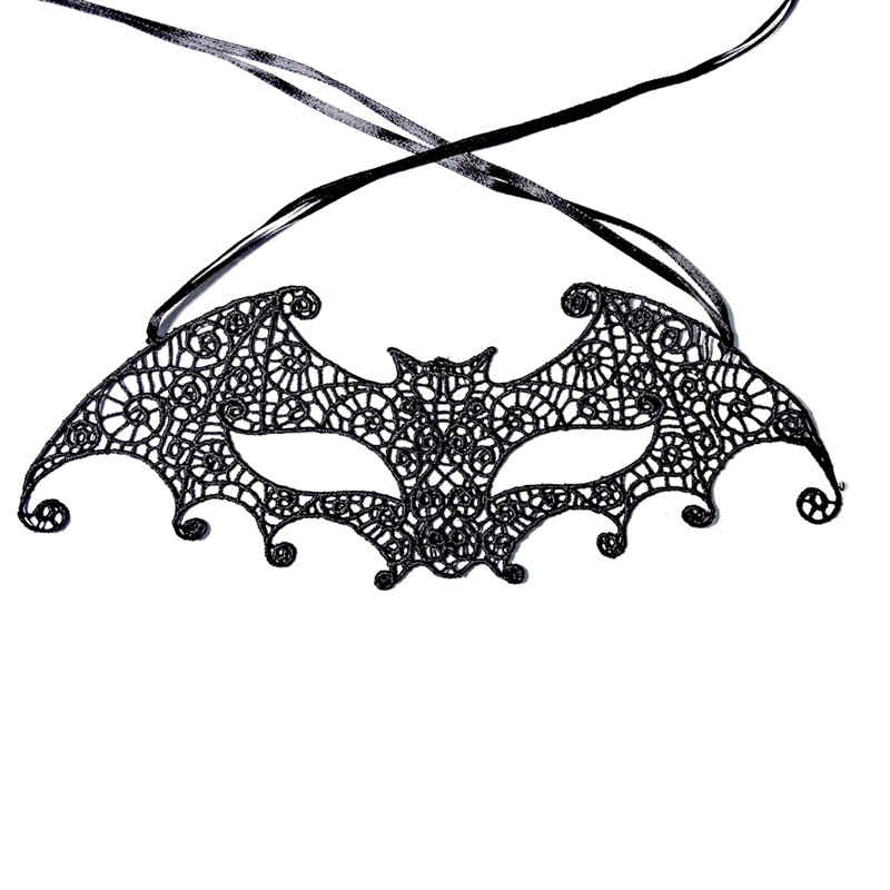 Animal Bat Shape Statement Lace Mask Party Dance Accessories