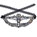 Fashion Crystal Flower Lace Mask Lady Masquerade Dance Jewelry