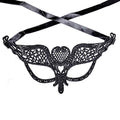 Black Hollow Heart Lace Mask Sexy Lady Party Dance Accessories
