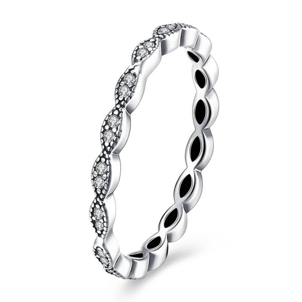 Geometric Shape Hot Sale Women Jewelry Sterling Silver Ring