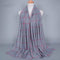 Winter Fashion Lattice Stripes Voile Scarves Shawl For Women