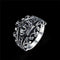 Men Party Trendy King Crown Shape Stainless Steel Ring