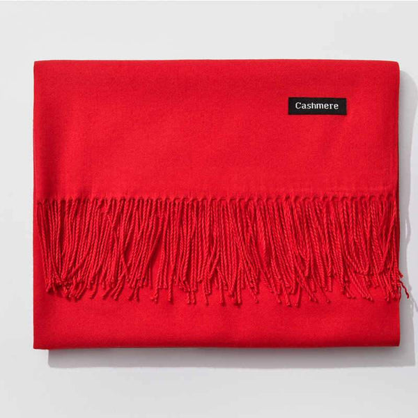 Women Fashion Classical Concolorous Long Warm Imitation Cashmere Scarf