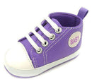 2017New Spring Style Baby First Walkers Newbor Baby Boy And Girl Sneakers Canvas Shoes Infantil Soft Bottom Kids Shoes 8 Colors-Purple-1-JadeMoghul Inc.