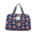 2018 Hot Women Lady Large Capacity Floral Duffel Totes Sport Bag Multifunction Portable Sports Travel Luggage Gym Fitness Bag-Small Blue-JadeMoghul Inc.