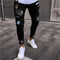 2018 Men Stylish Ripped Jeans Pants Biker Skinny Slim Straight Frayed Denim Trousers New Fashion skinny jeans men Clothes-1895-S-JadeMoghul Inc.