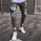 2018 Men Stylish Ripped Jeans Pants Biker Skinny Slim Straight Frayed Denim Trousers New Fashion skinny jeans men Clothes-1896-S-JadeMoghul Inc.