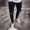 2018 Men Stylish Ripped Jeans Pants Biker Skinny Slim Straight Frayed Denim Trousers New Fashion skinny jeans men Clothes-1898-S-JadeMoghul Inc.