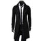 2018 New Arrivals Autumn Winter Trench Coat Men Brand Clothing Cool Mens Long Coat Top Quality Cotton Male Overcoat M-3XL T7-Black-L-China-JadeMoghul Inc.