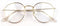 2018 New Designer Woman Glasses Optical Frames Metal Round Glasses Frame Clear lens Eyeware Black Silver Gold Eye Glass-gold-JadeMoghul Inc.